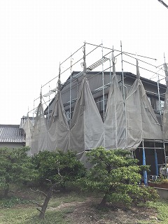 台風の際の現場管理