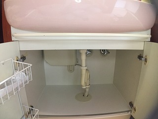洗面台の補修