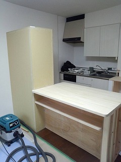 キッチンカウンターの作成3 キッチンカウンターの作成3