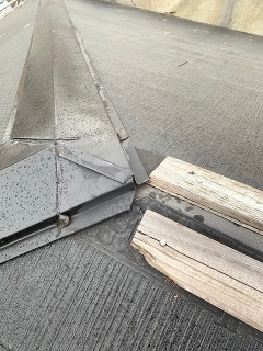 屋根部材の欠損