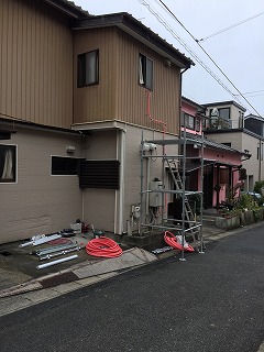 給湯管のやり替え